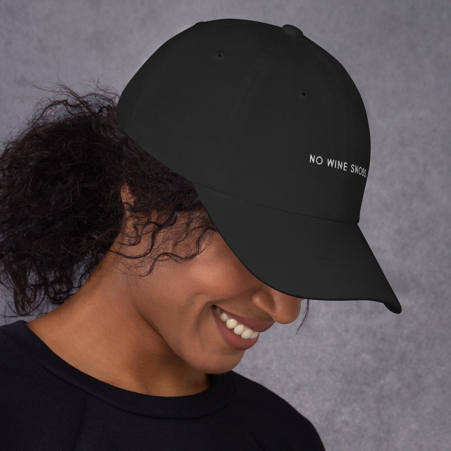 No Wine Snobs - Dad hat