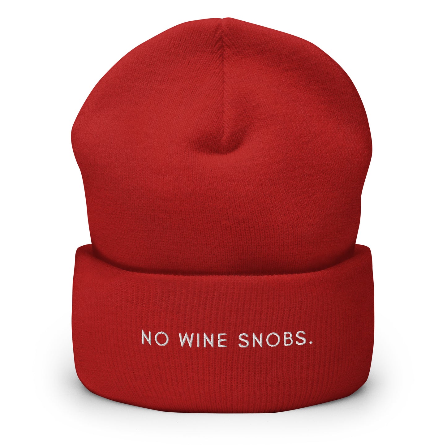 No Wine Snobs Beanie